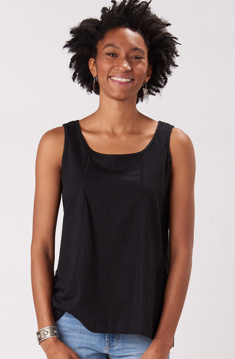 Kripa Cotton Jersey A-line Tank