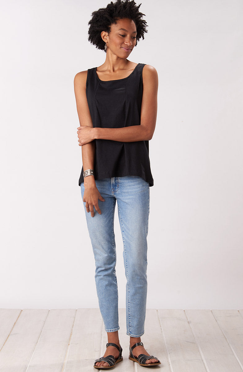 Kripa Cotton Jersey A-line Tank