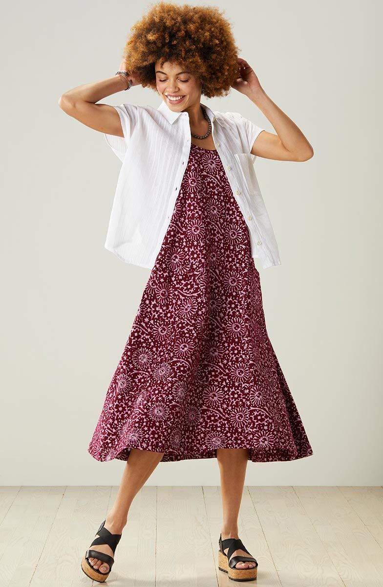 Adira Lightweight Cap-Sleeve Shirt