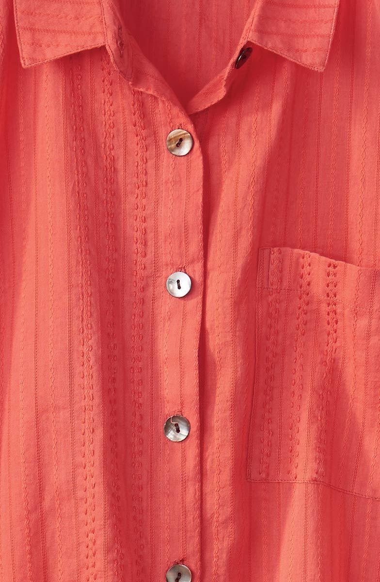 Adira Lightweight Cap-Sleeve Shirt