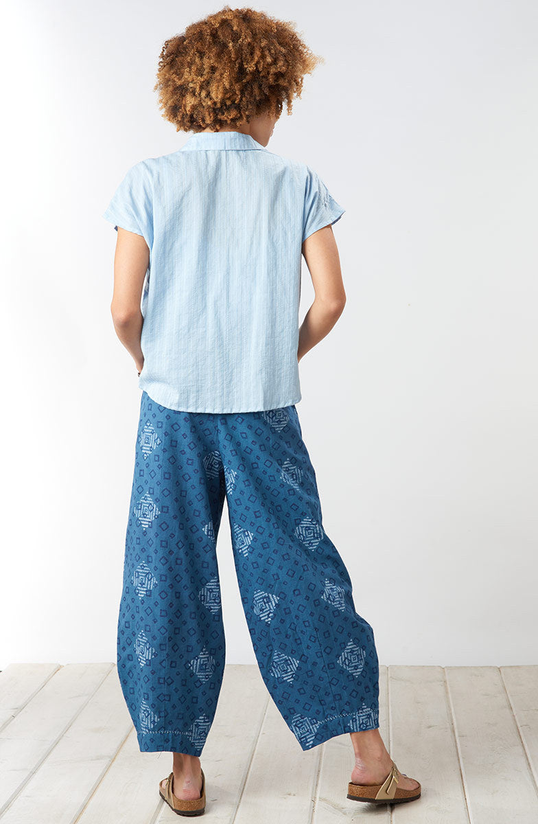 Adira Lightweight Cap-Sleeve Shirt