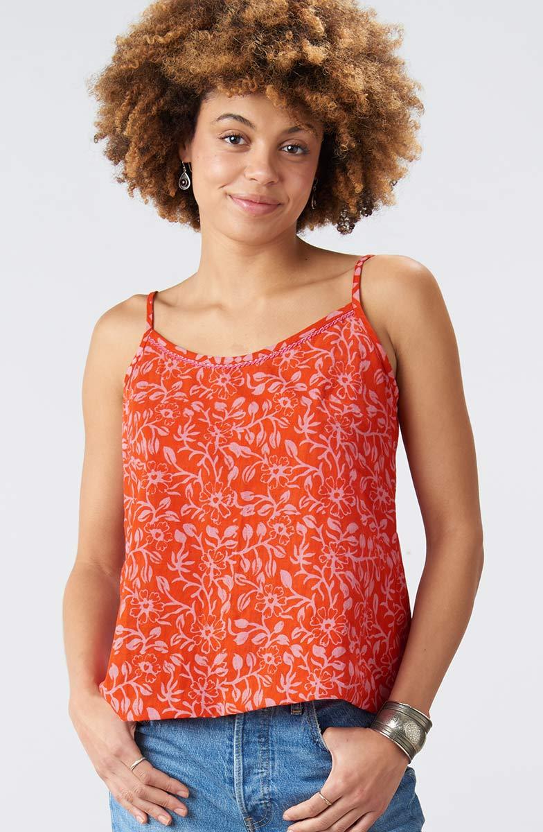Adjustable Straps Cami - Carrot