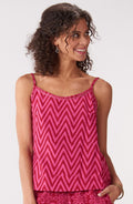 Adjustable Straps Cami - Raspberry