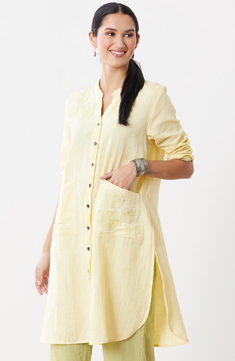 Champa Tunic - Lime soda