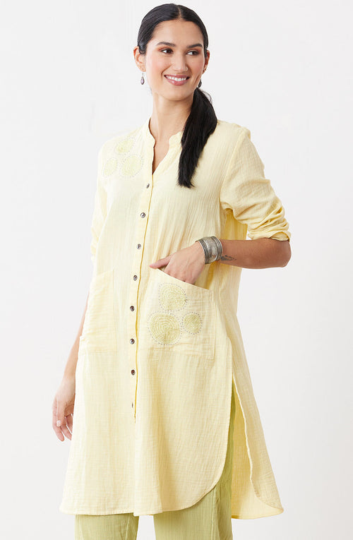 Champa Tunic - Lime soda