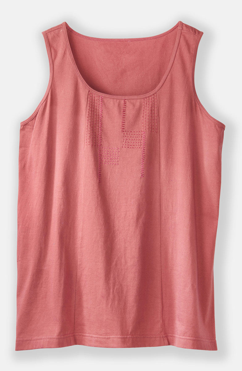 Kripa Cotton Jersey A-line Tank