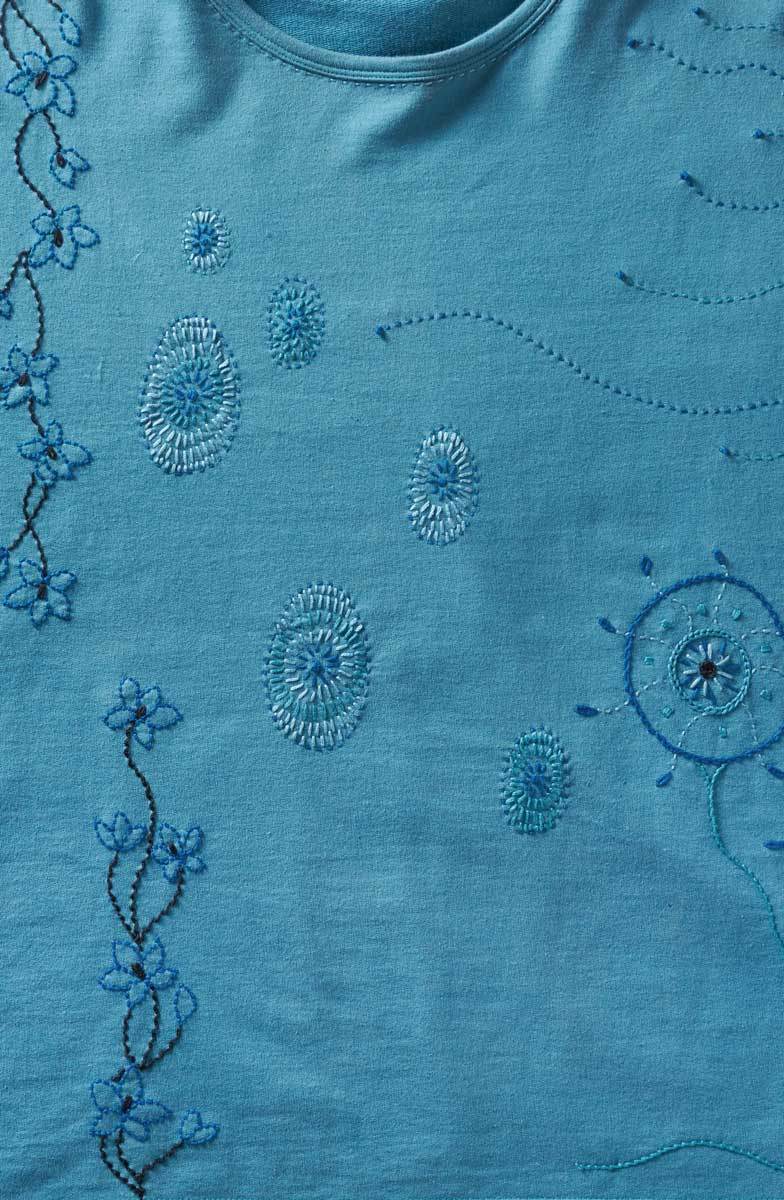 Vanya Organic French Terry Tunic - Summer night