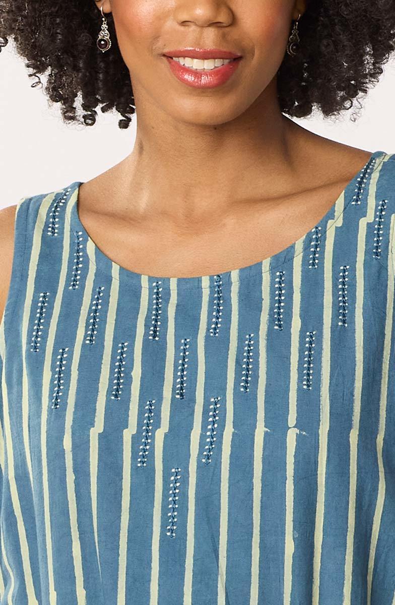 Manori Swing Tunic Tank - Deep sea