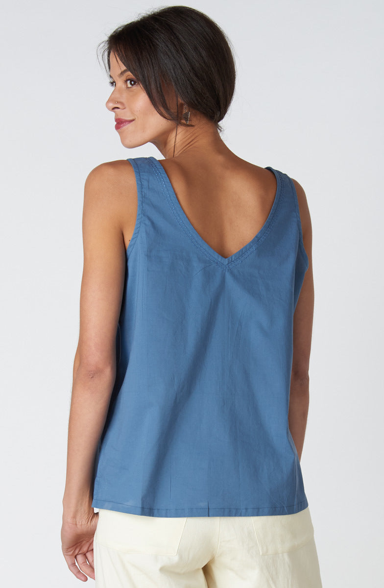 Ashvi Organic Cotton V-Neck Tank