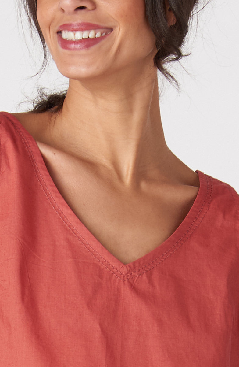 Ashvi Organic Cotton V-Neck Tank