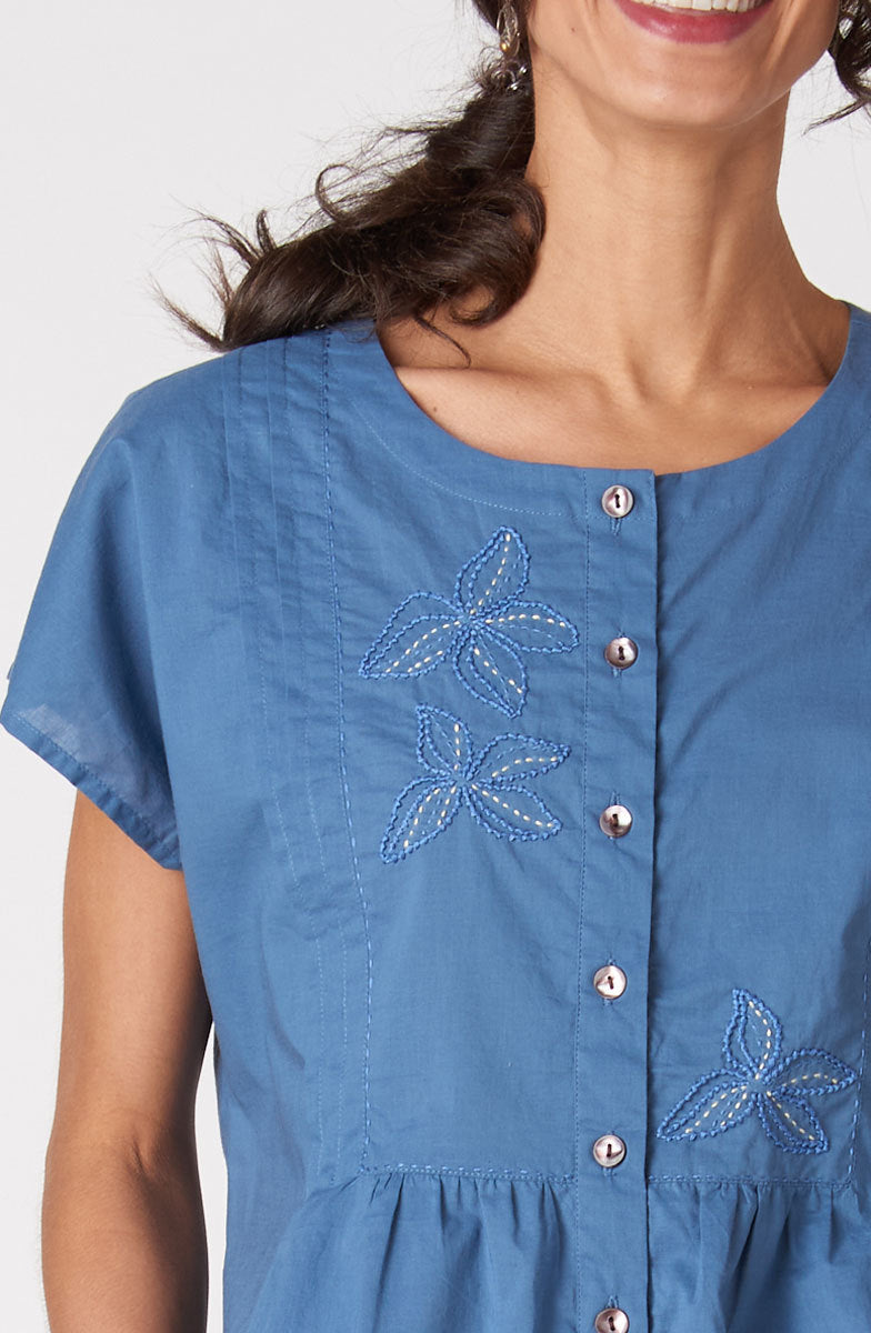 Shalu Organic Cotton Cap Sleeve Top