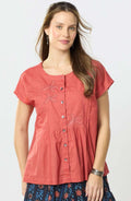 Shalu Organic Cotton Cap Sleeve Top