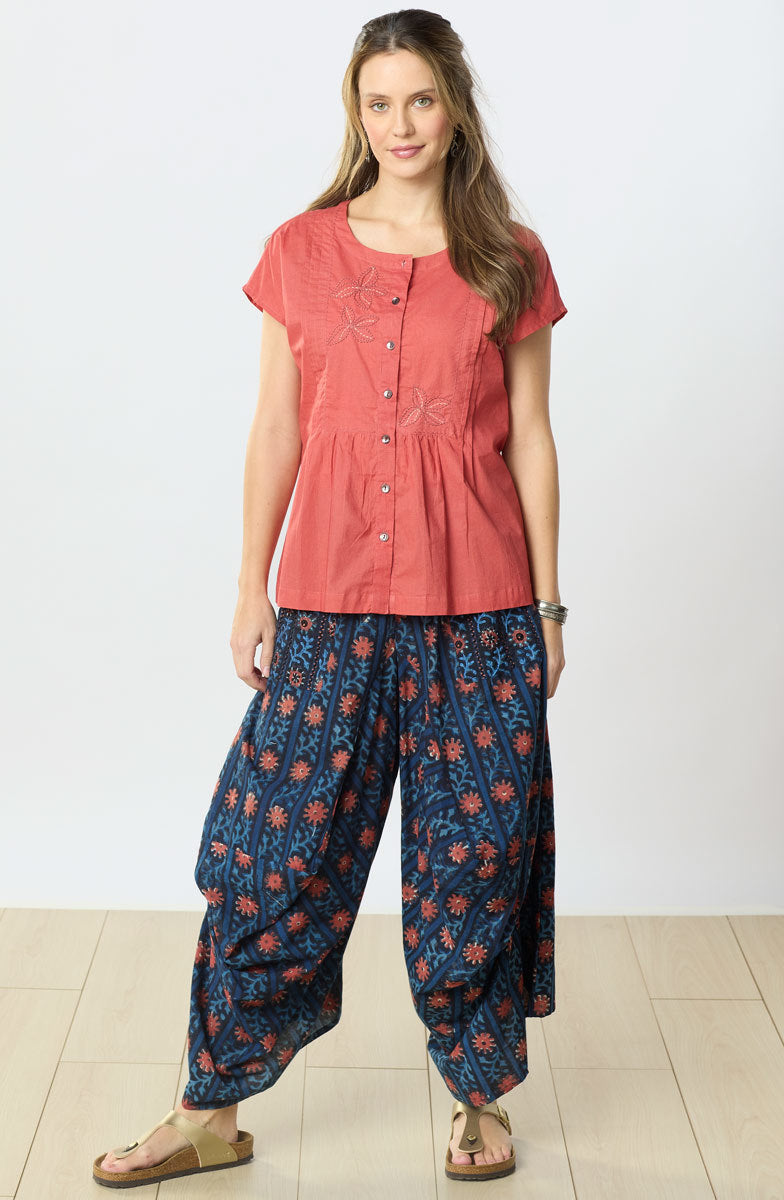 Shalu Organic Cotton Cap Sleeve Top