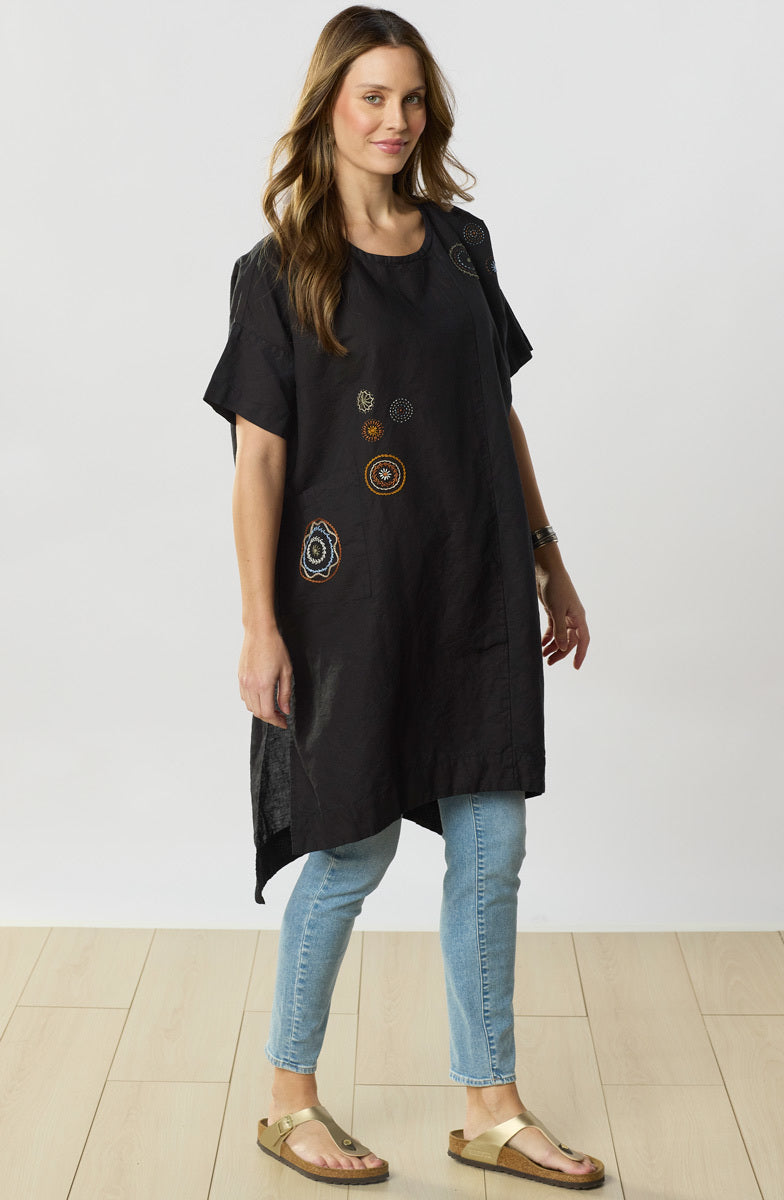 Bhadra Linen Cotton Side Slit Tunic