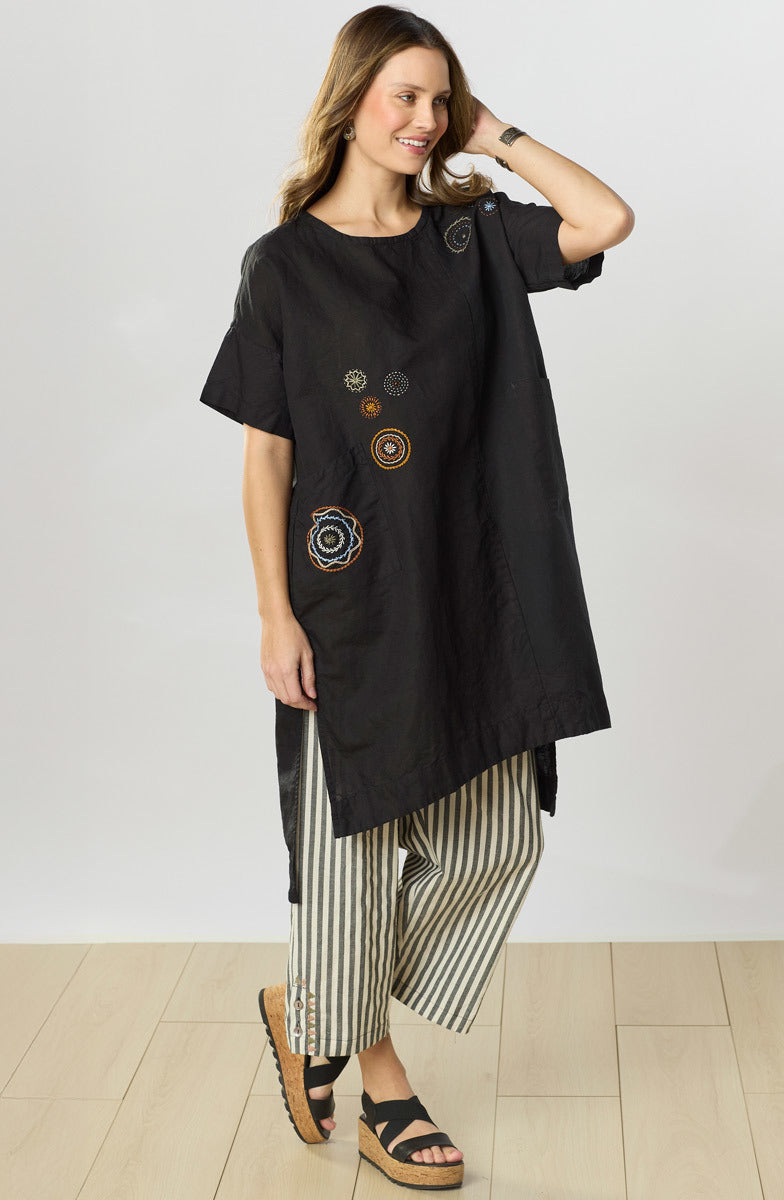 Bhadra Linen Cotton Side Slit Tunic