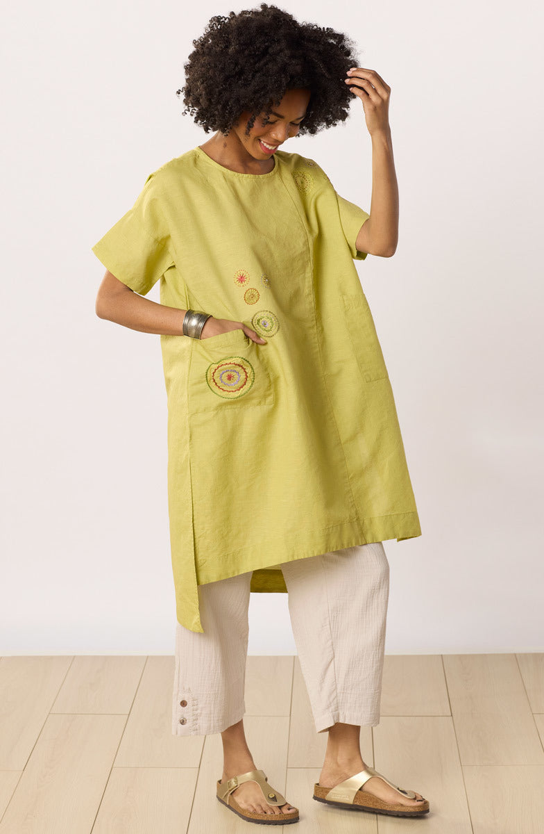Bhadra Linen Cotton Side Slit Tunic