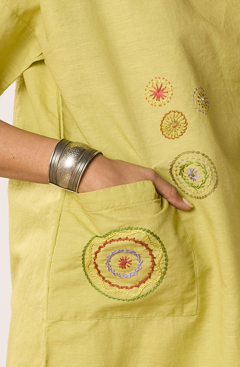 Bhadra Linen Cotton Side Slit Tunic