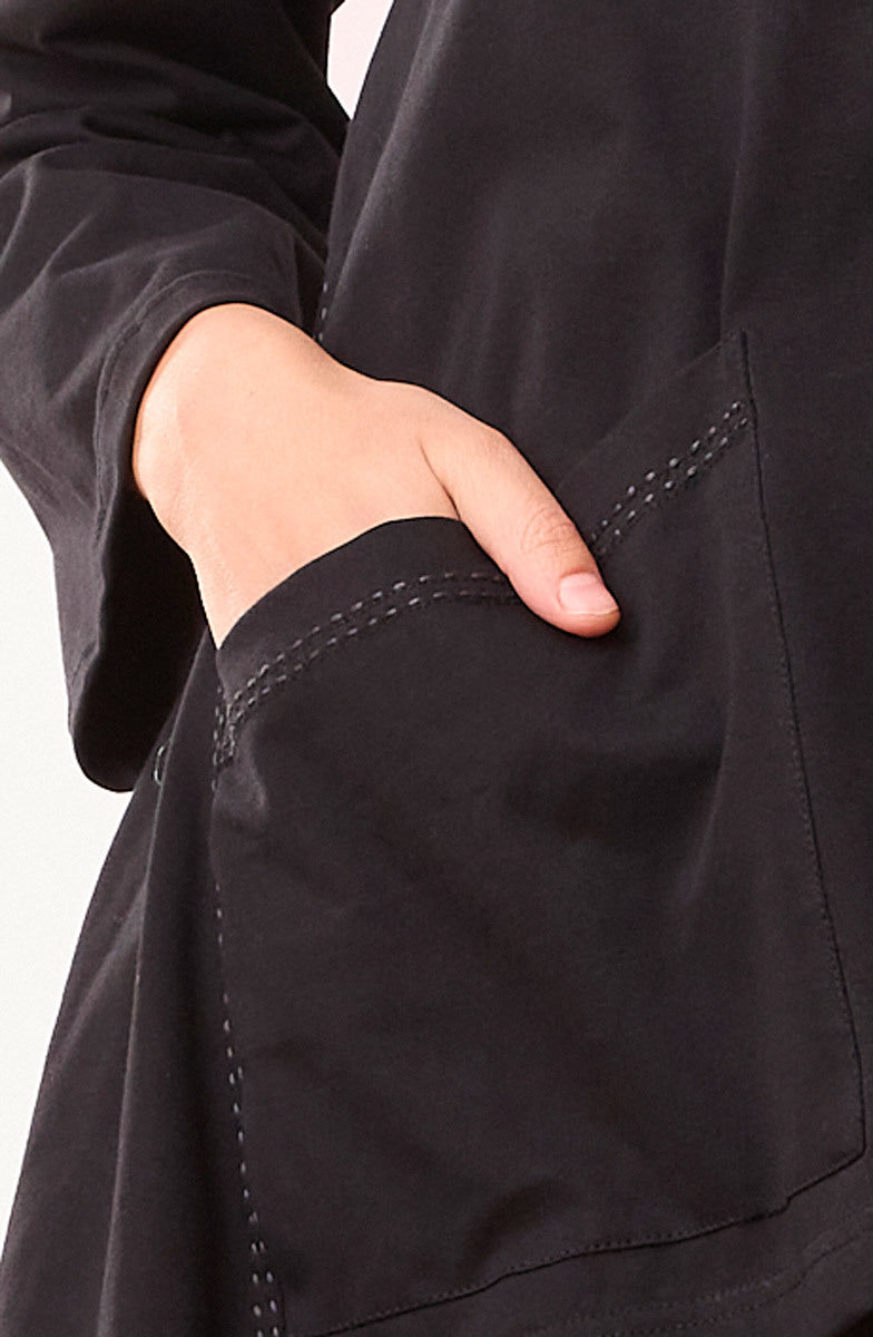 Asma Soft Handkerchief Hem Knit Top