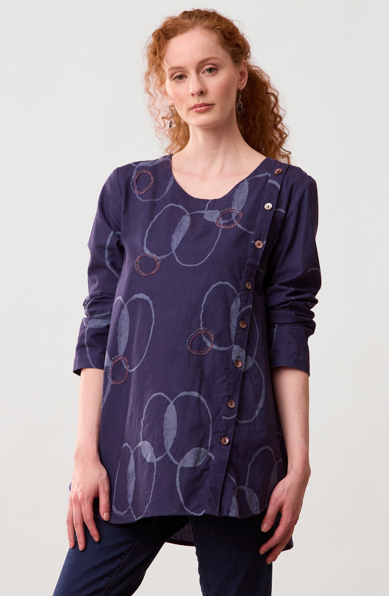 Smitali Scoop-Neck Swing Tunic - Starlight