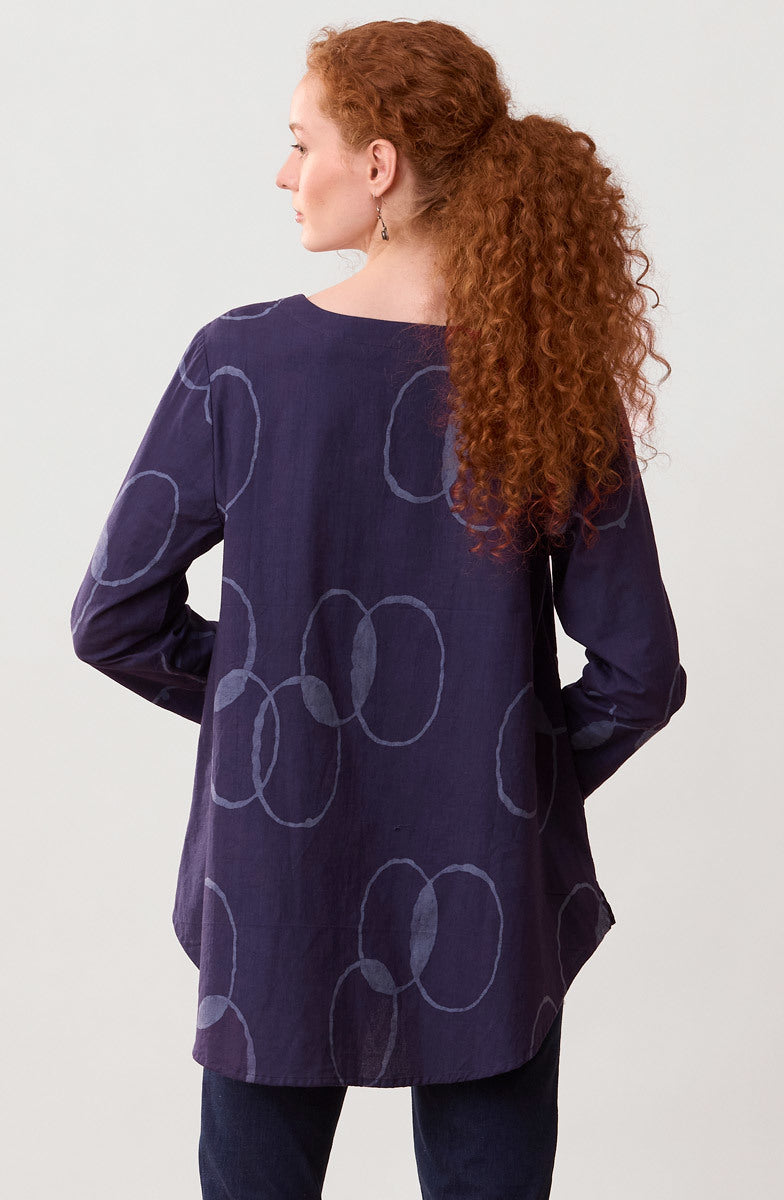 Smitali Scoop-Neck Swing Tunic - Starlight
