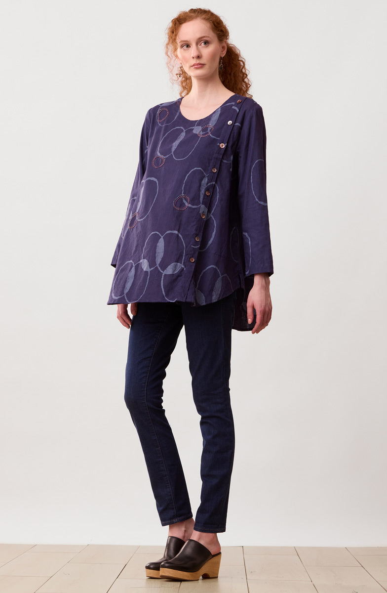 Smitali Scoop-Neck Swing Tunic - Starlight