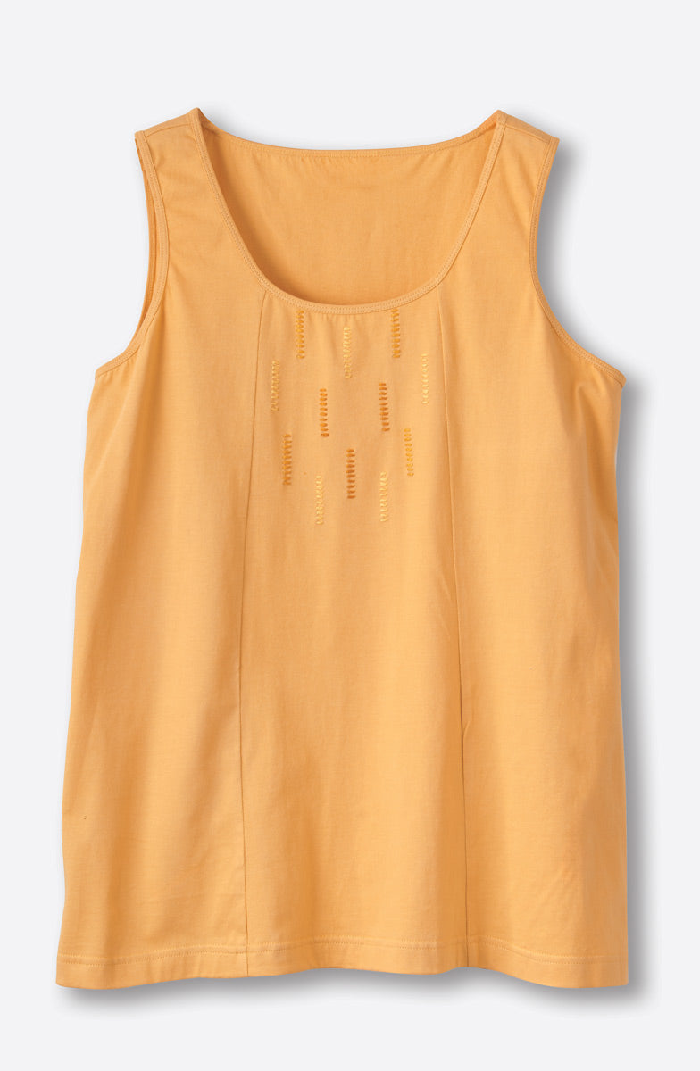 Kripa Cotton Jersey A-line Tank