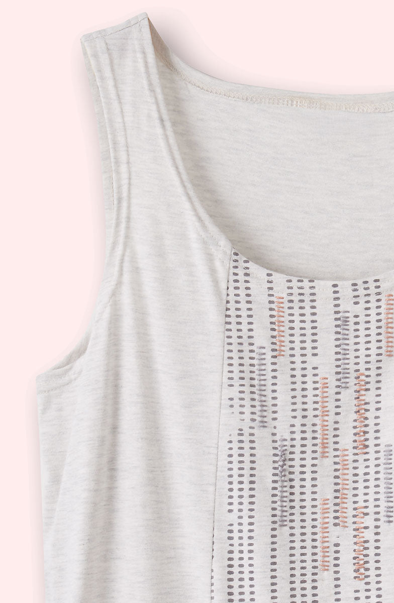 Kripa Cotton Jersey A-line Tank