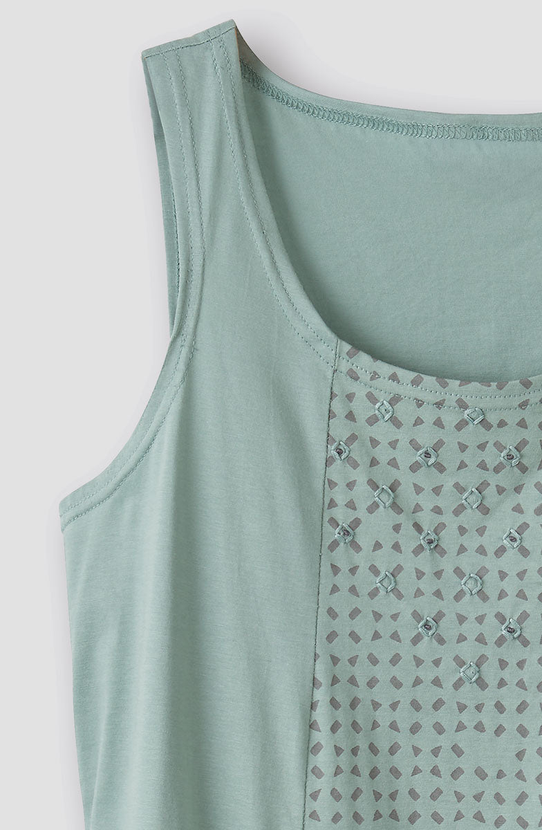 Kripa Cotton Jersey A-line Tank