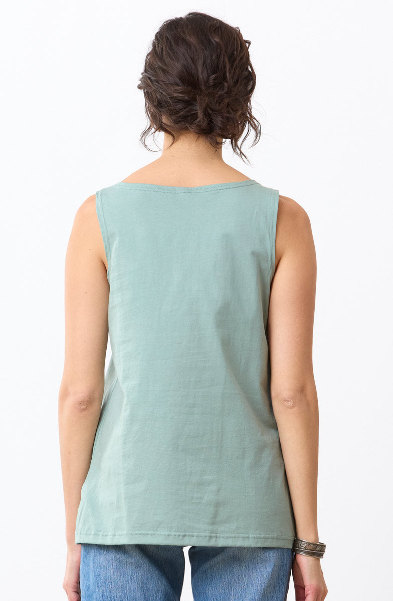 Kripa Cotton Jersey A-line Tank