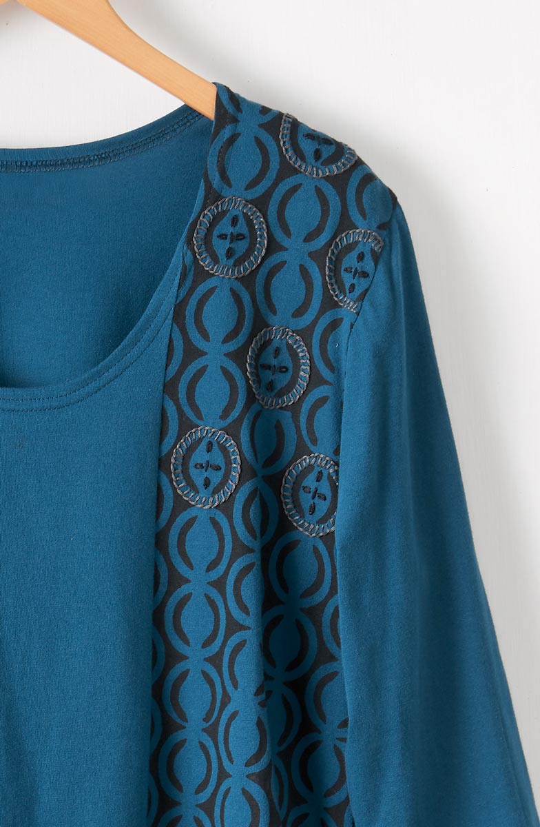 Punita U-Neck 3/4-Sleeve Tee