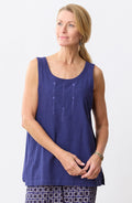 Sanju Slub Cotton Tunic Tank