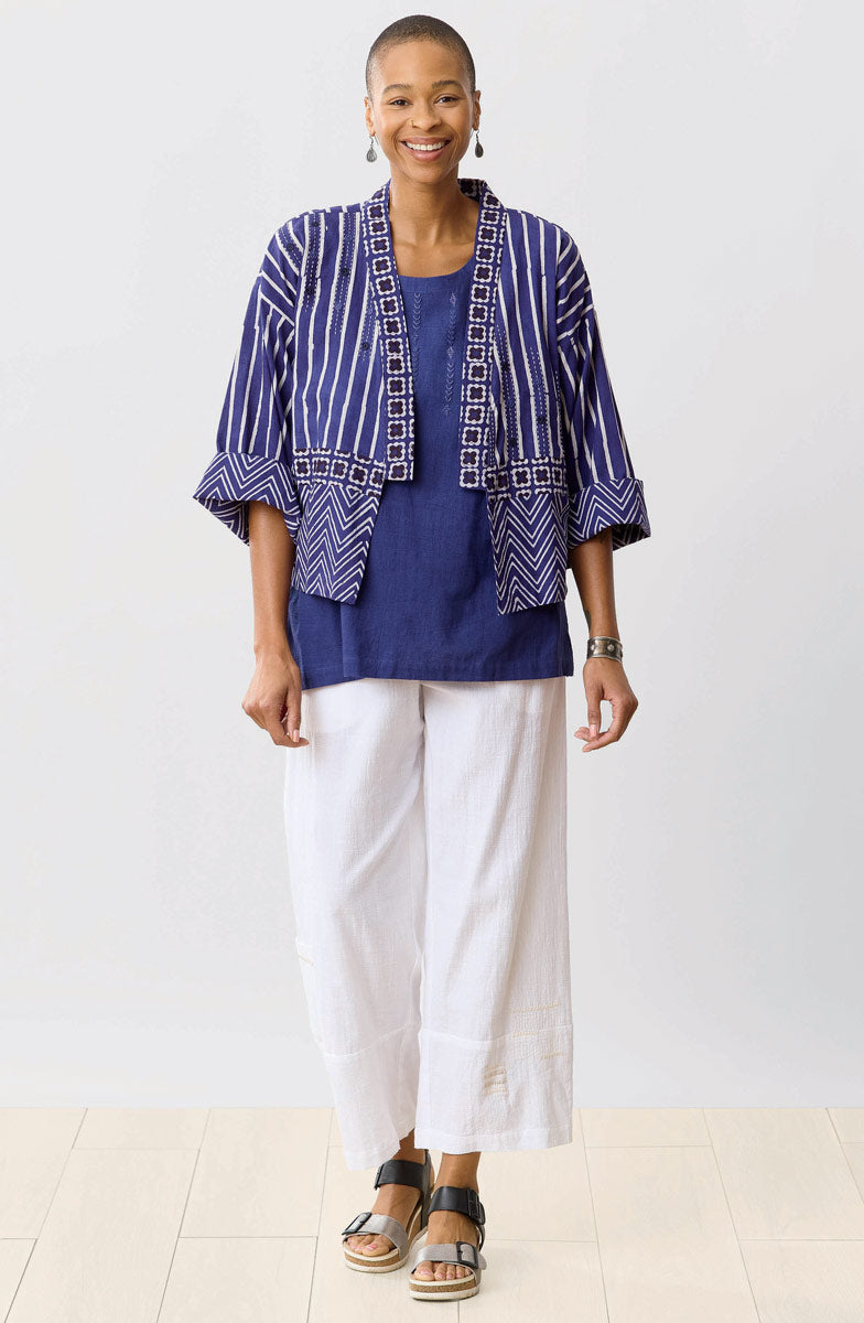 Sanju Slub Cotton Tunic Tank